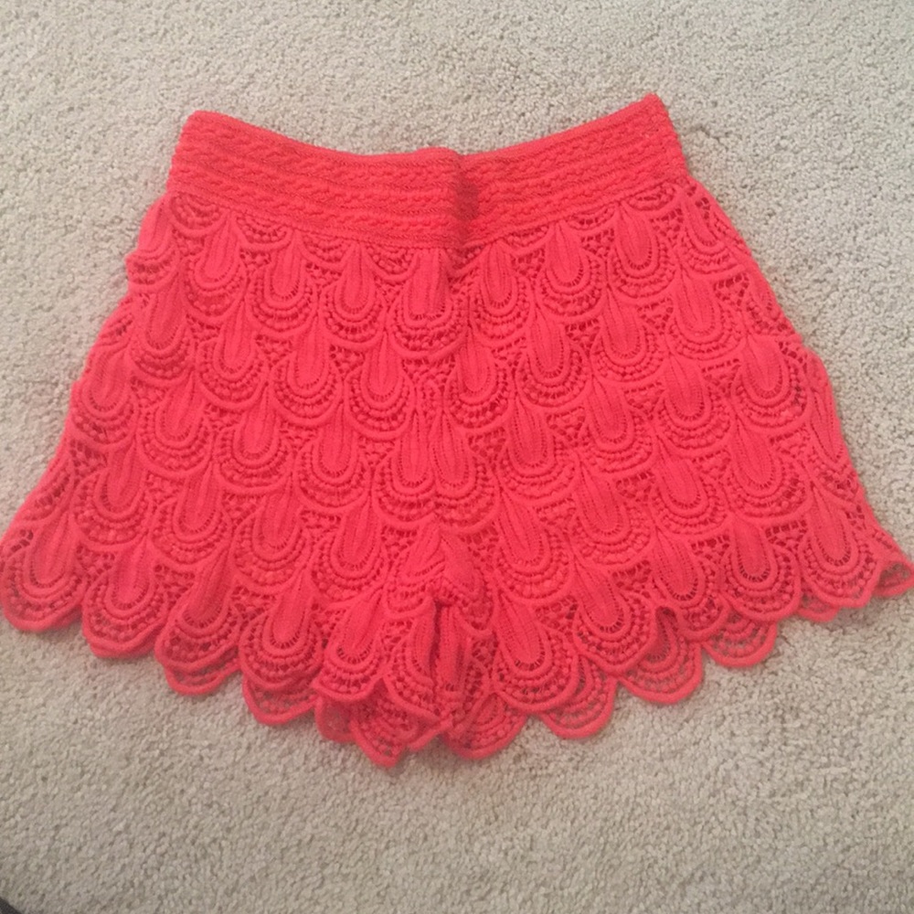 ⭐️5 for $25⭐️Lacey shorts - Coral